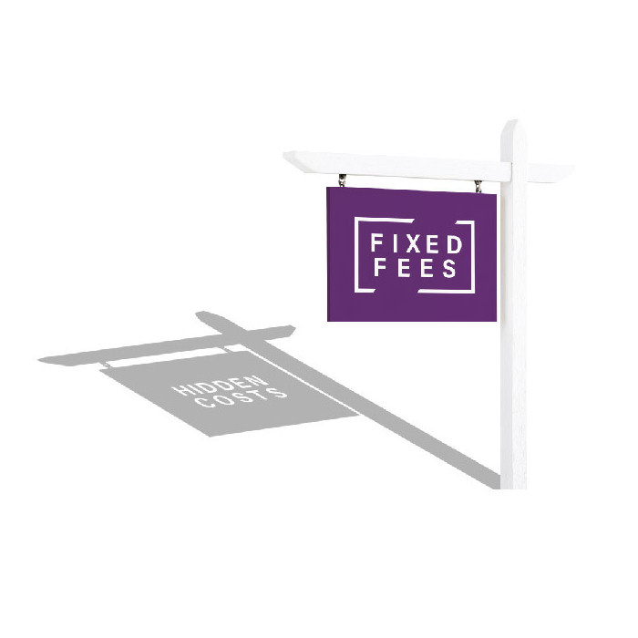 Fixed Fees Sign