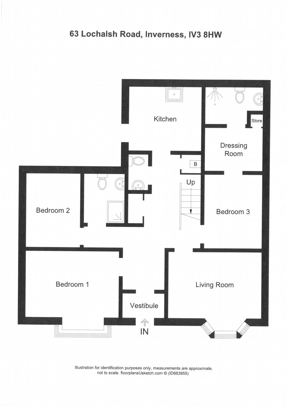 Detached Villa For Sale 63 Lochalsh Road, Inverness IV3