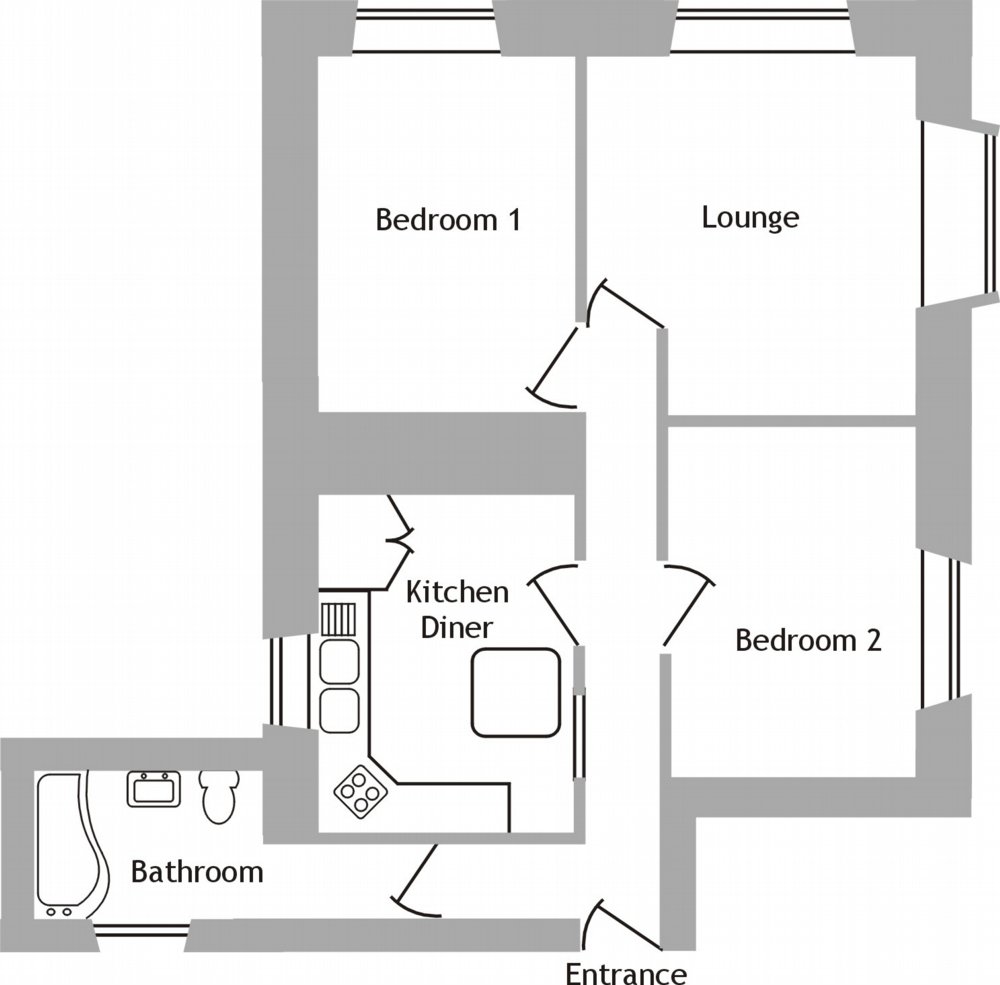 Floor plan of property