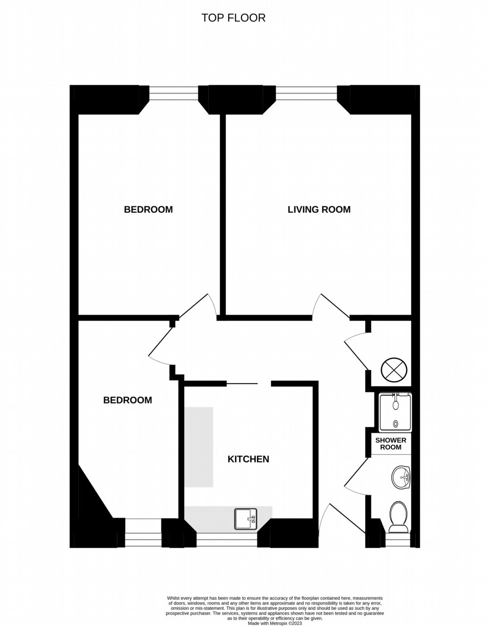 Floor plan of property