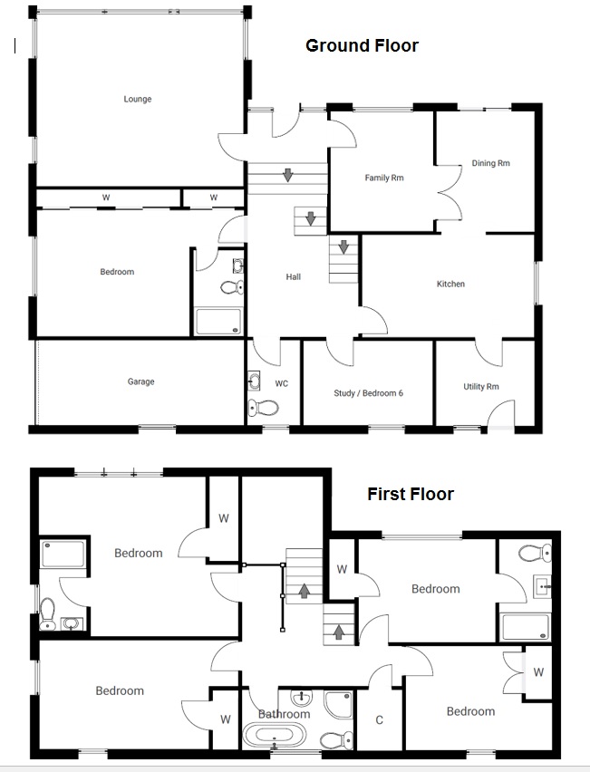 Floor plan of property