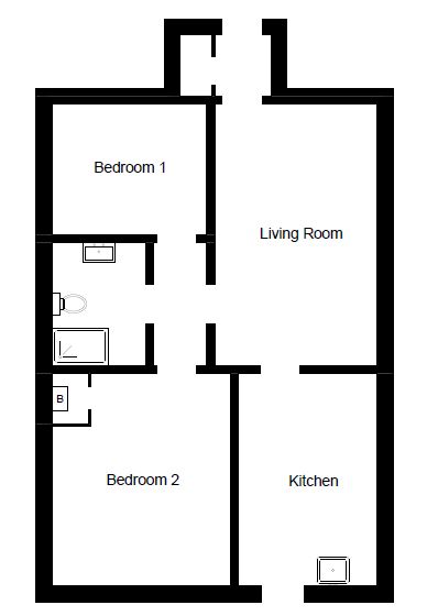 Floor plan of property