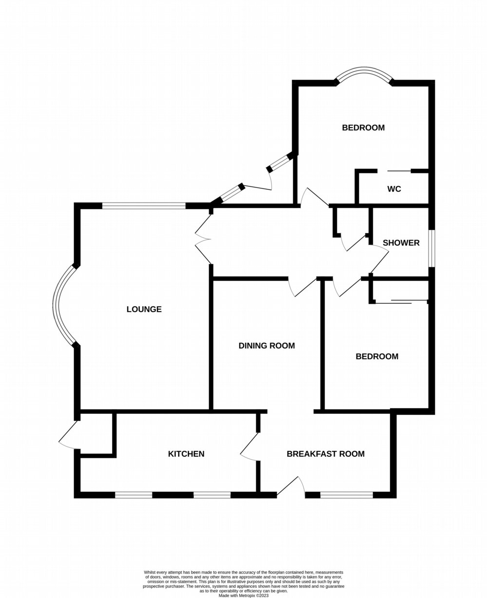 Floor plan of property