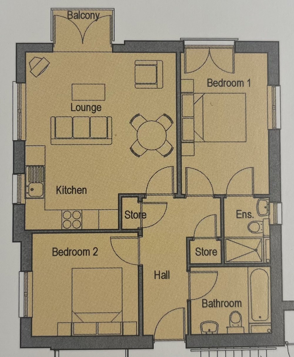 Floor plan of property