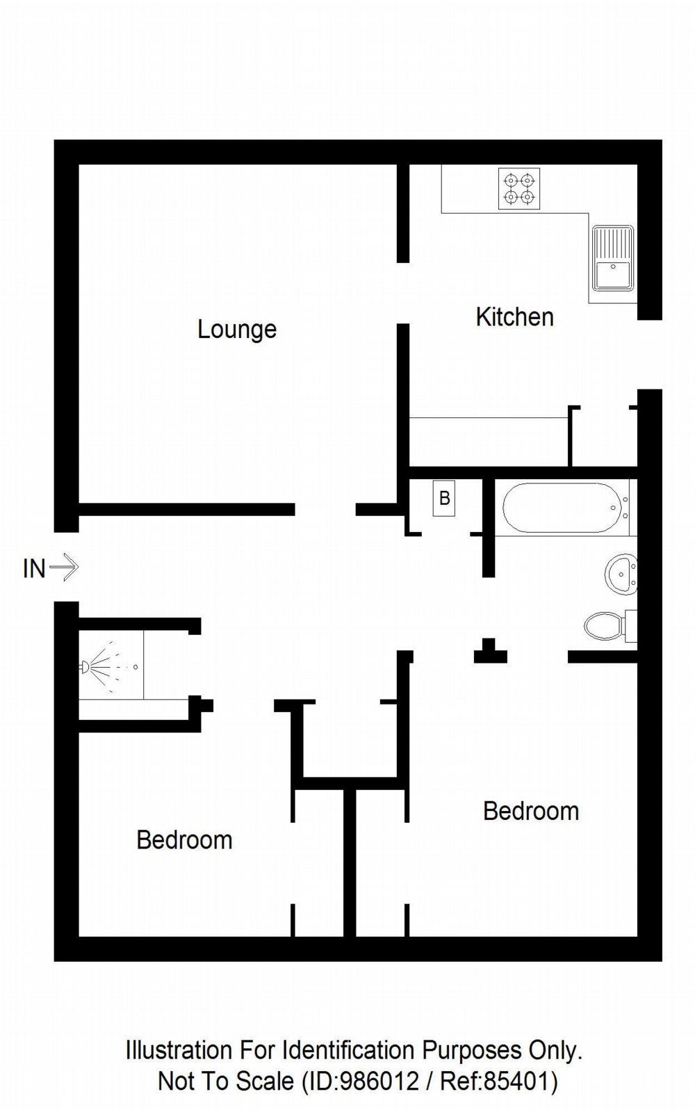 Floor plan of property