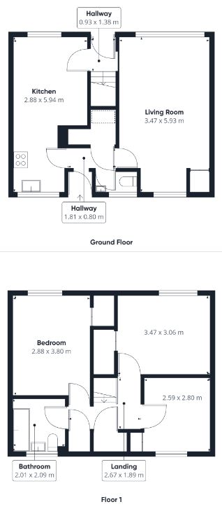 Floor plan of property