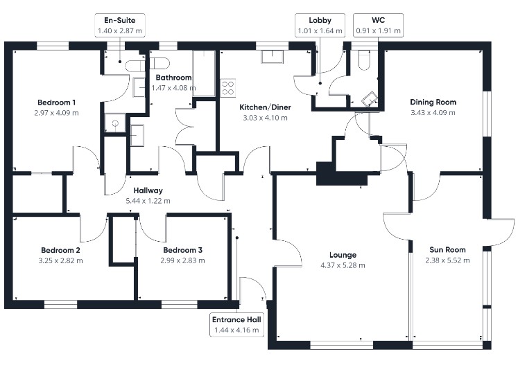 Floor plan of property