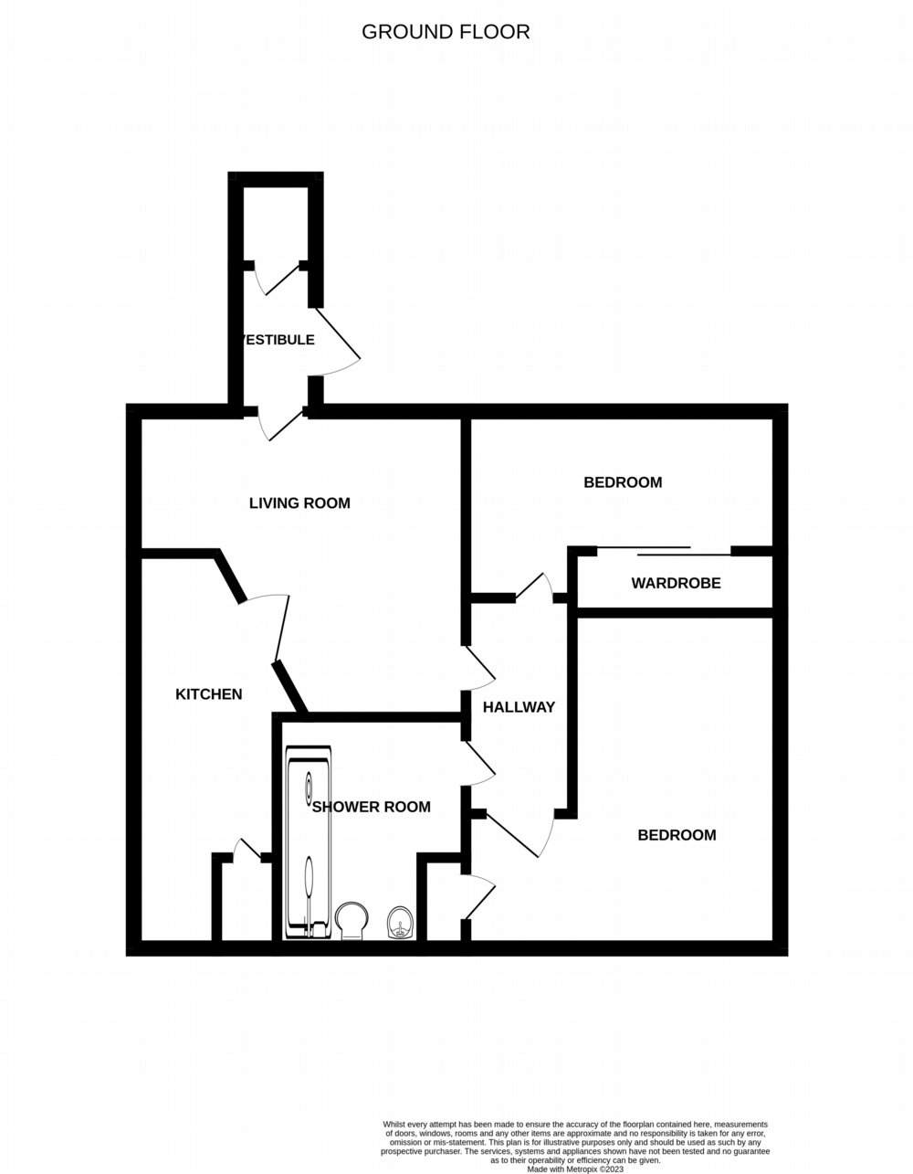 Floor plan of property