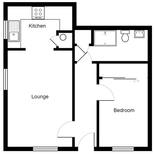 Floor plan of property