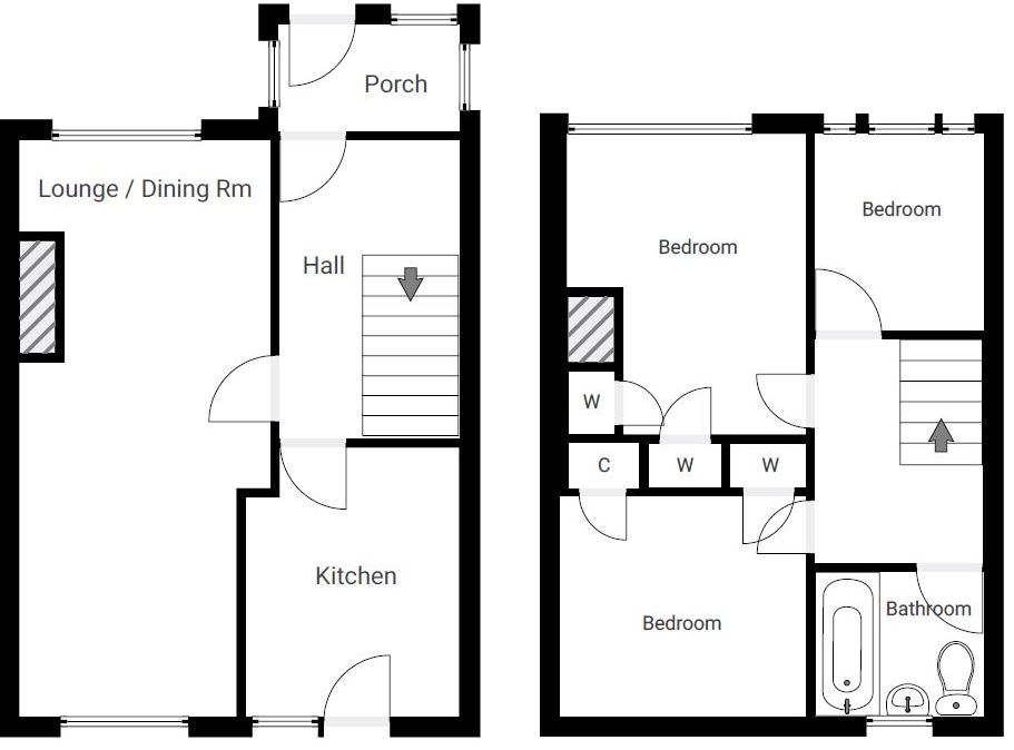 Floor plan of property