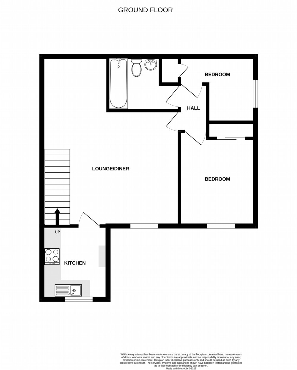 Floor plan of property