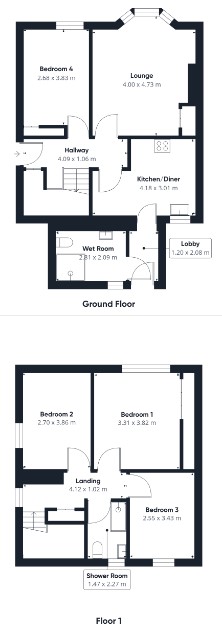 Floor plan of property