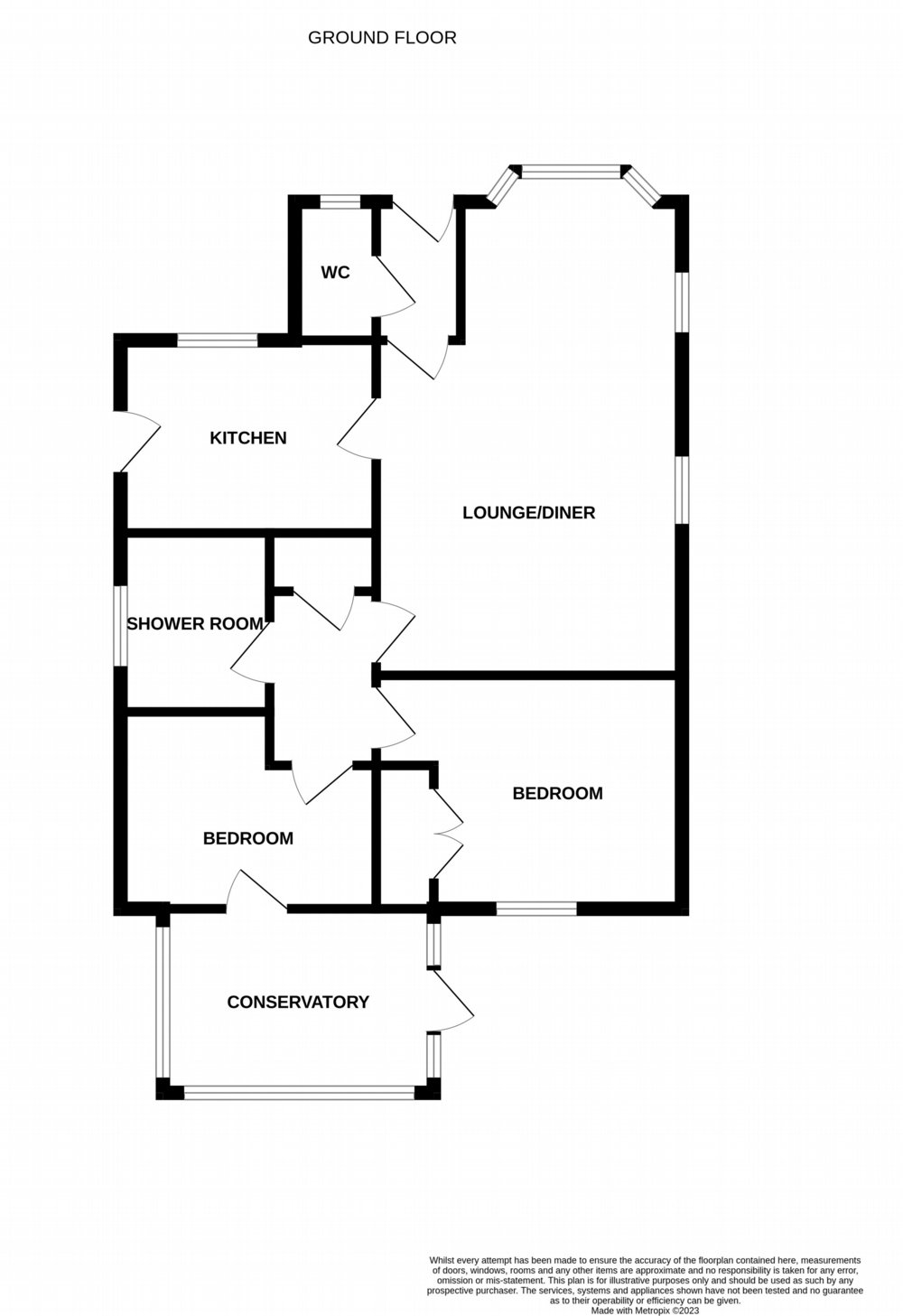 Floor plan of property