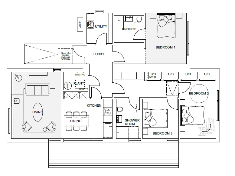 Floor plan of property