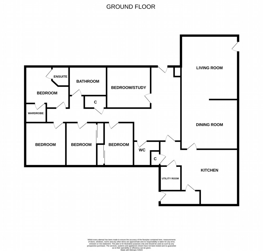 Floor plan of property