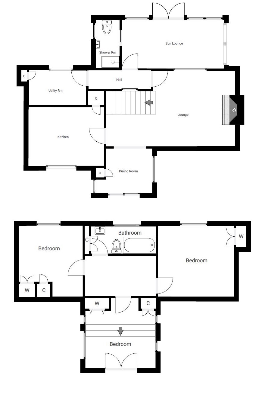 Floor plan of property