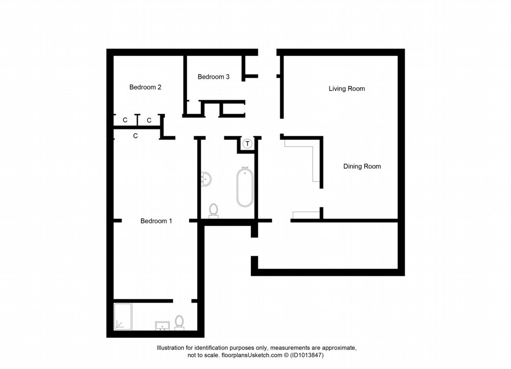 Floor plan of property
