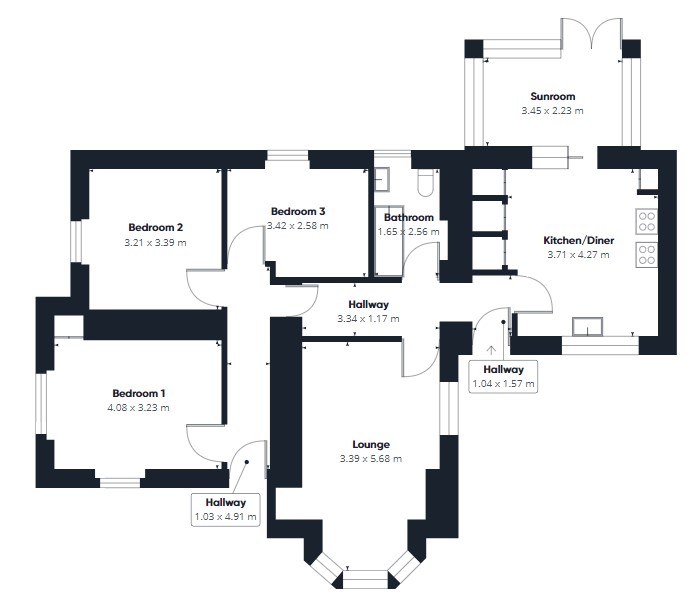 Floor plan of property