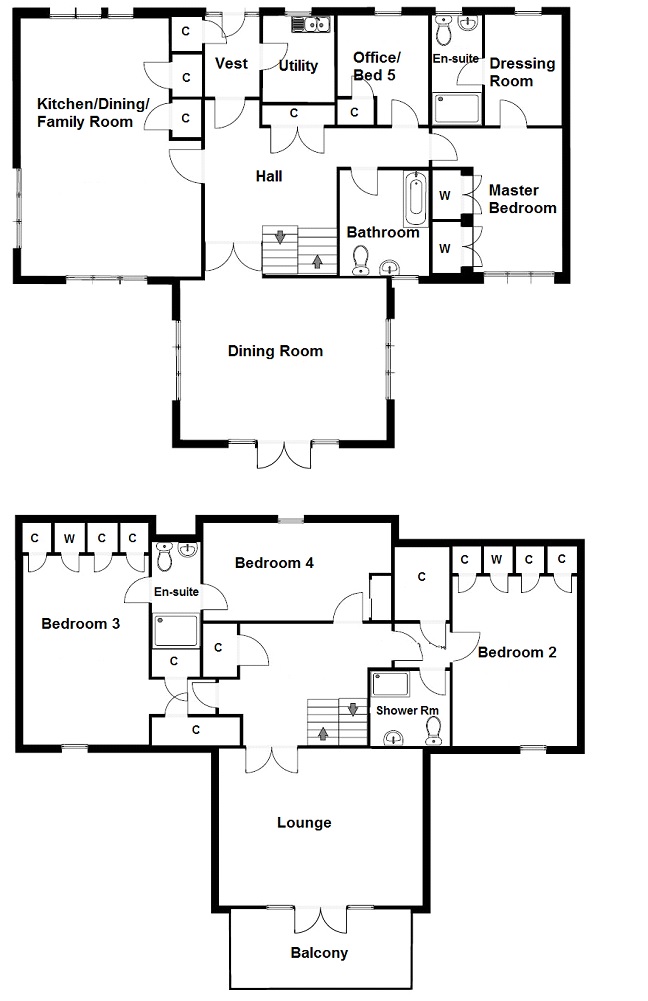 Floor plan of property