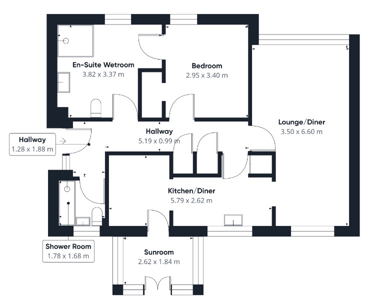 Floor plan of property