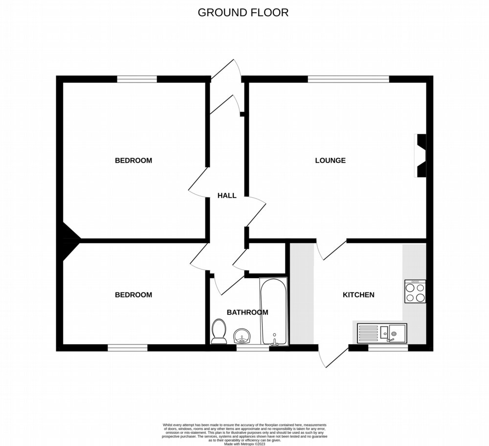 Floor plan of property