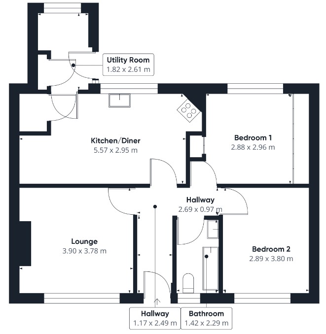 Floor plan of property