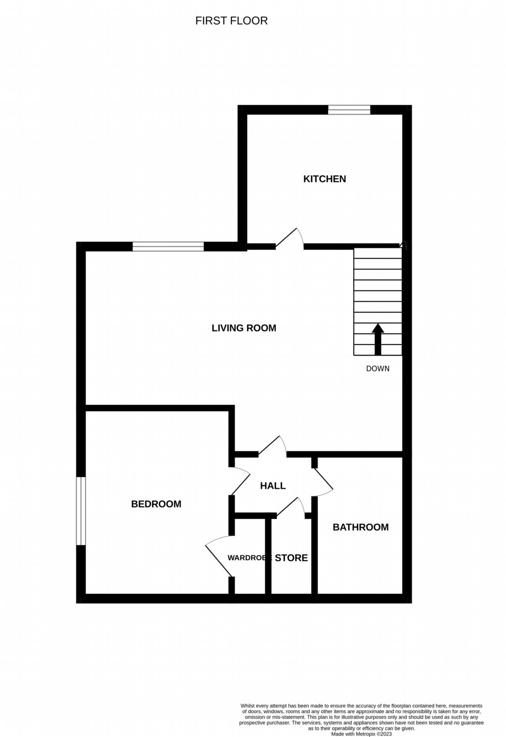 Floor plan of property