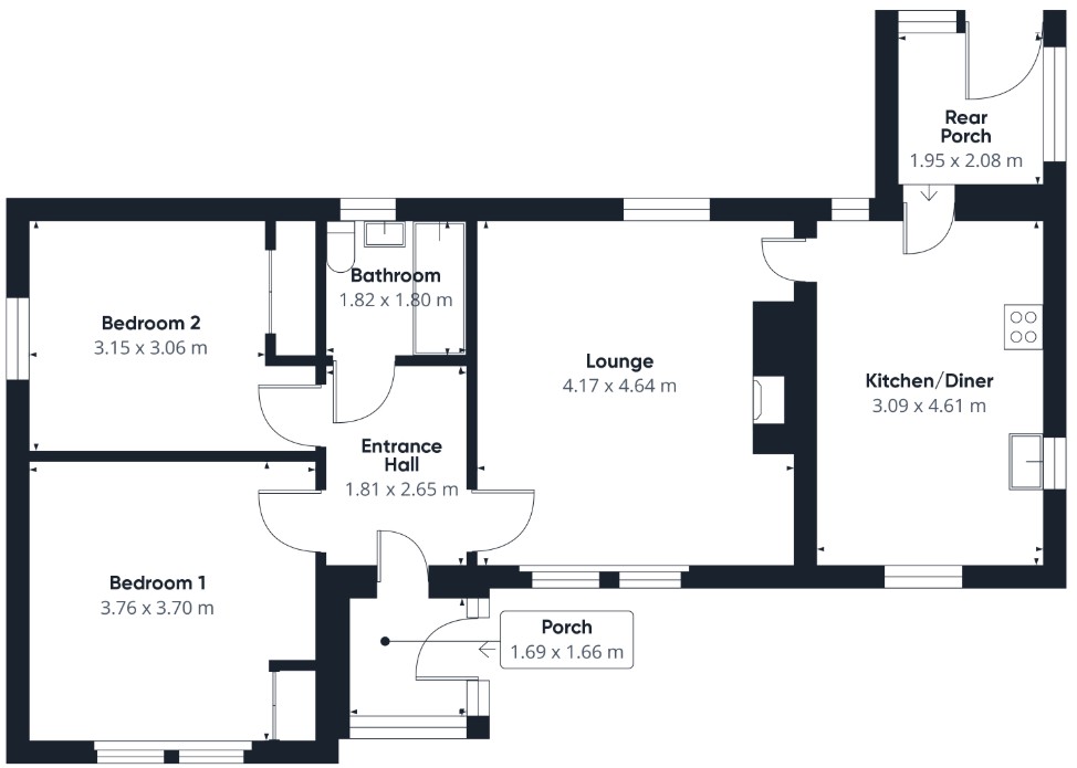 Floor plan of property