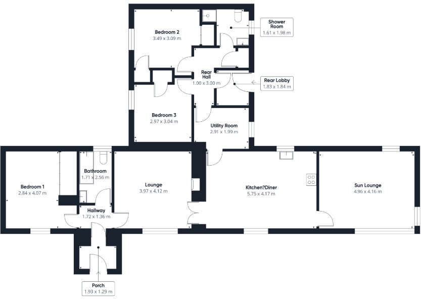 Floor plan of property