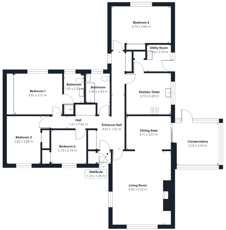 Floor plan of property