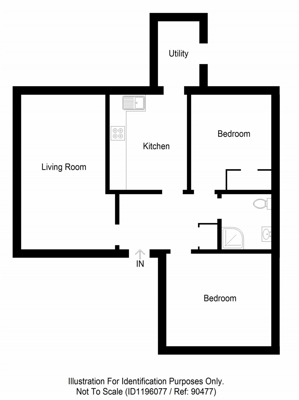 Floor plan of property